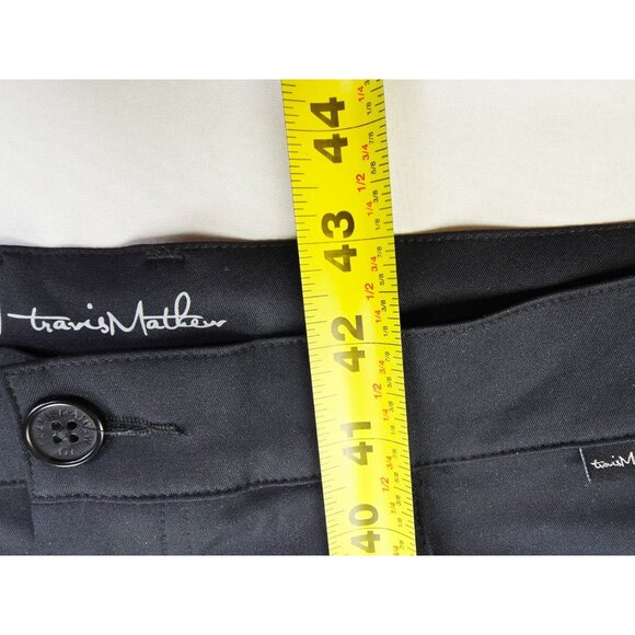 Travis Mathew Size 36X33 Mens Black Embroidered Pocket Logo Polyester Pants - Picture 7 of 10